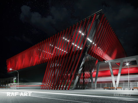 Дизайн проект станции РЖД «Кокошкино» | DESIGN of the CONCOURSE