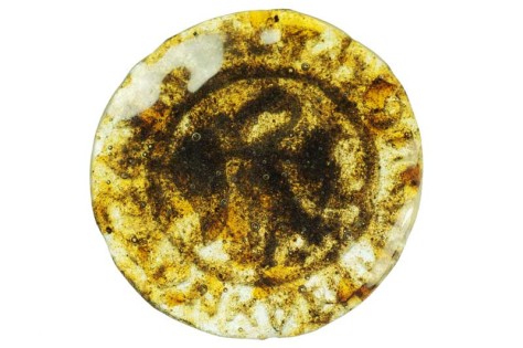Реплика Коломенских монет из цветного стекла